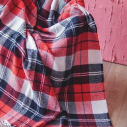 Personalized Throw Blanket, Checkered Wool Large Comfy Cozy Wedding Gifts For Couple, Women - thumbnail 2
