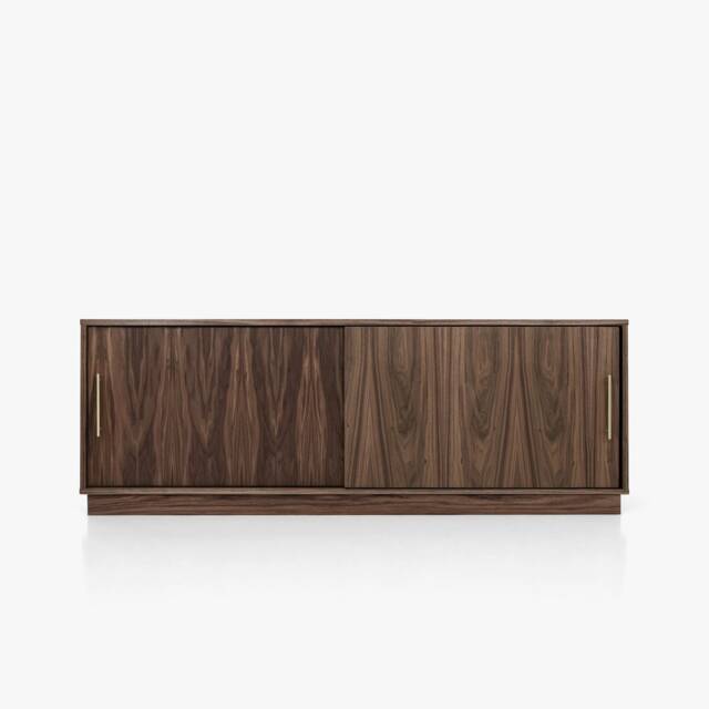 Mid-Century Sideboard, Dresser, Commode, Credenza Made Of Walnut Vaneer - Livlo O-S06 - image 1