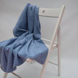 Knitted Alpaca Blanket For Crib, Wool Baby Blanket, Cover Newborn, Baby Shower Gift - thumbnail 2