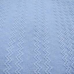 Knitted Alpaca Blanket For Crib, Wool Baby Blanket, Cover Newborn, Baby Shower Gift - thumbnail 3