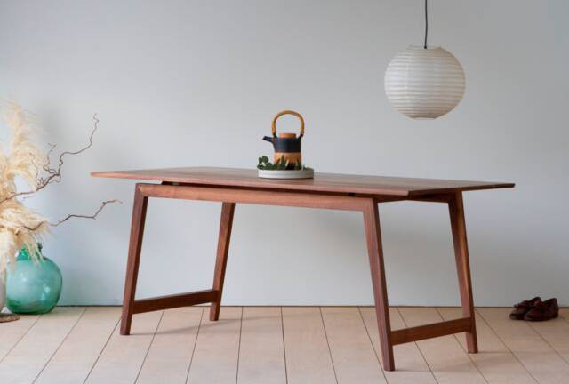 Konk ??? Signature Walnut Desk Bespoke Sizes Available Minimal Mid-Century Solid Office Workstation - image 1