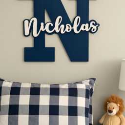 Personalised 3D Wooden Layered Wall Letter Nursery Decor - thumbnail 3
