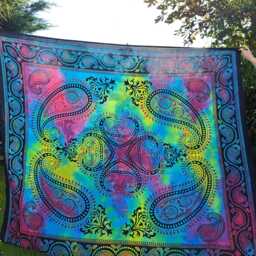 Celestial Sun Moon Tapestry, Bohemian Wall Hanging, King/Double Size - thumbnail 2