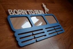 Trophy Shelf Medal Holder Running Display Cases Cabinets Wall Hangers Personalized Christmas Gift Idea Custom - thumbnail 1