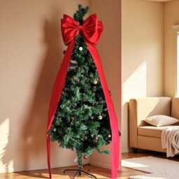 Christmas Tree Red Bow - thumbnail 4