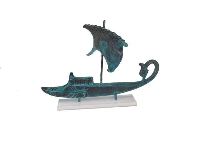 Ancient Greek Boat Replica, Trireme, Ancient Vessel - image 1