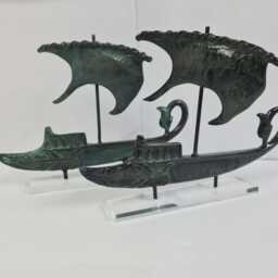 Ancient Greek Boat Replica, Trireme, Ancient Vessel - thumbnail 3