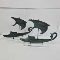 Ancient Greek Boat Replica, Trireme, Ancient Vessel - thumbnail 2