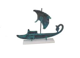 Ancient Greek Boat Replica, Trireme, Ancient Vessel - thumbnail 1