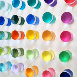 Packs Of Transparent Cylinders. Handmade Acrylic Circles. Clear, Bright Lucite, Plexiglas, Perspex Material - thumbnail 2