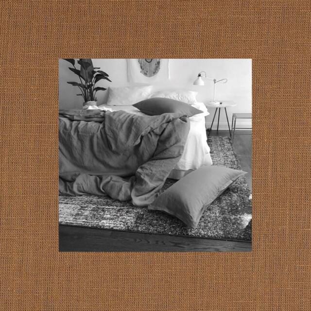 Khaki Light Brown Linen Duvet Cover- Modern Bedding - Made To Order in The Usa - image 1