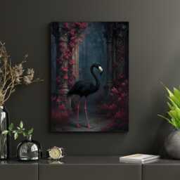 Jerry The Flamingo Poster - Sleep Token Inspired Art Print Dark Wall UK Music-Inspired Home Decor - thumbnail 1