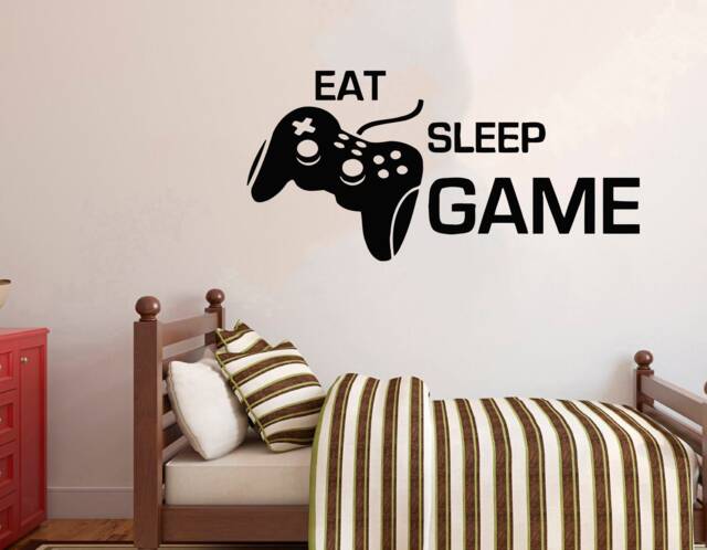 Gamer Wall Decal Video Game Controller, Gaming Room Decor 3099 - image 1