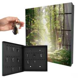 Forest Landscape Key Cabinet For Home, Green Box Photographic Nature, Lovers Of Nature & Relaxation - thumbnail 1