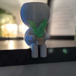"Plant Pot Plant Succulent Planter Airplant Holder ""Wee Jimmy Have A Plant" - thumbnail 3