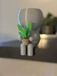 "Plant Pot Plant Succulent Planter Airplant Holder ""Wee Jimmy Have A Plant" - thumbnail 1