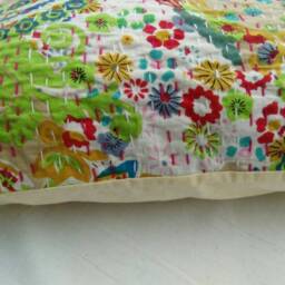 Paisley Pattern Multicolor Cushion Cover Pillowcase, Pillow Size-16x16 - thumbnail 2
