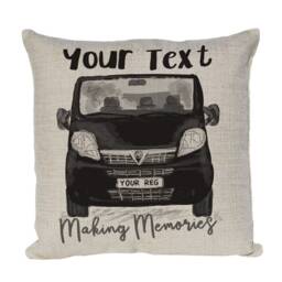 Personalised Camper Van Cushion Cover, Choice Of Colours By Inspired Creative Design - thumbnail 1