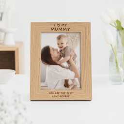 I Love My Nanny Gift - Photo Frame For Nan Nana Engraved Custom For 7x5 Or 6x4 Picture - thumbnail 3