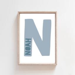 3 Boys Nursery Prints, Wall Art, Personalised Name Print, Bedroom Playroom Print, Boys Decor - thumbnail 3