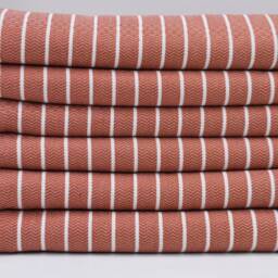"Dark Salmon Color Towel, Hammam Towel, Sauna Towel, Turkish Towel, 37""x70" - thumbnail 3