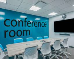 Conference Room Vinyl Wall Decal Modern Office Decor - thumbnail 1