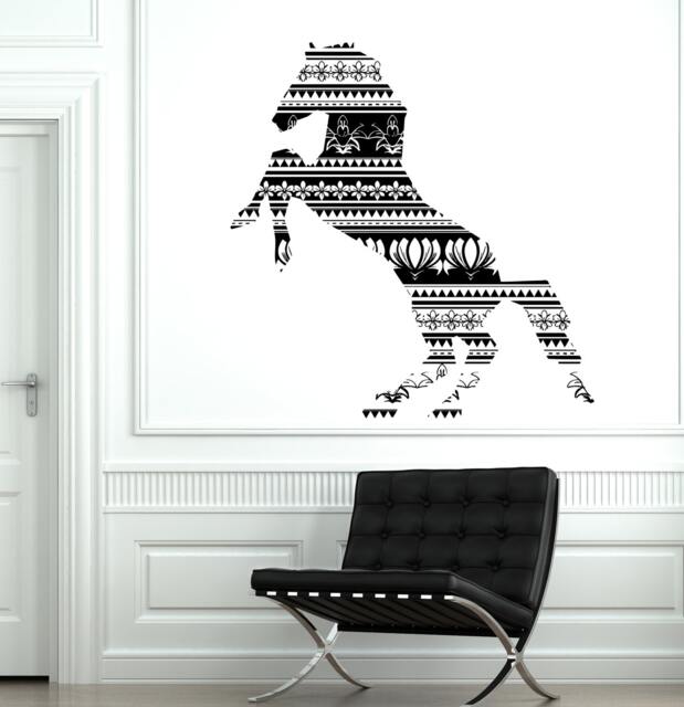 Wall Vinyl Horse Mustang Freedom Ornament Mural Decal Sticker 1740Dz - image 1