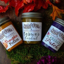 Pumpkin Potion Soy Candle - Fruity Autumn Scent - thumbnail 4