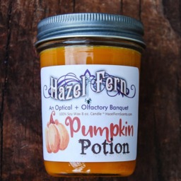 Autumn Candles - Pumpkin Candle Punch Sweet Fruity Soy Best Halloween Scents Orange - thumbnail 3