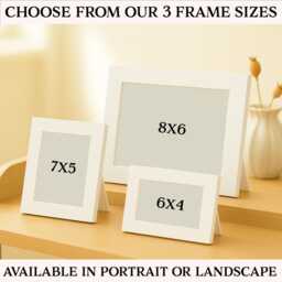 New Home Photo Frame, Personalised Housewarming Gift, White Engraved Picture Frame - thumbnail 3