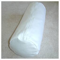 "White Bolster Pillow Cylinder Cover Only All Sizes Round Ended End Cushion Sham Case 4"" 6"" 8"" 9"" 10"" 12" - thumbnail 4