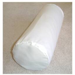 "White Bolster Pillow Cylinder Cover Only All Sizes Round Ended End Cushion Sham Case 4"" 6"" 8"" 9"" 10"" 12" - thumbnail 2