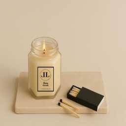 Monkey Farts Banana Scented Candle, Fruity Yellow Soy Candles - thumbnail 4
