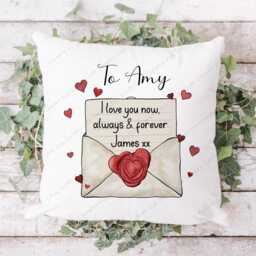 Love Letter Gift, Lovers Pillow, Letter, Reasons I Love You, Pillow For Mummy, Gift Wife, Her, Cute - thumbnail 2