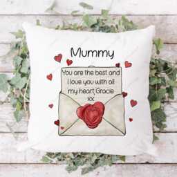 Love Letter Gift, Lovers Pillow, Letter, Reasons I Love You, Pillow For Mummy, Gift Wife, Her, Cute - thumbnail 3