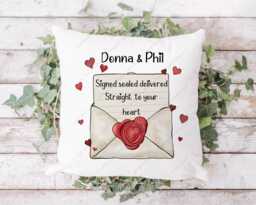 Love Letter Gift, Lovers Pillow, Letter, Reasons I Love You, Pillow For Mummy, Gift Wife, Her, Cute - thumbnail 1