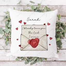 Love Letter Gift, Lovers Pillow, Letter, Reasons I Love You, Pillow For Mummy, Gift Wife, Her, Cute - thumbnail 4