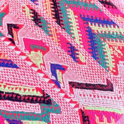 Vintage Embroidered Silk Textile Ethnic Piece Of Tradition Costume Pillow Cover - thumbnail 3