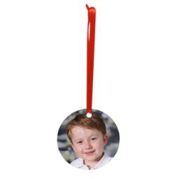 Beautiful Aluminium Christmas Tree Decoration Pendant Personalised With Photo - thumbnail 2