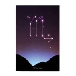 Zodiac Signs, Horoscope Constellations Posters - Poster Printing Wall Art Print For Home Office Decor Scorpio - thumbnail 1