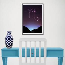 Zodiac Signs, Horoscope Constellations Posters - Poster Printing Wall Art Print For Home Office Decor Scorpio - thumbnail 2
