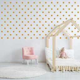 Polka Dot Wall Sticker Decal Matt Kids Bedroom Childrens Living Room Vinyl Various Sizes - thumbnail 3