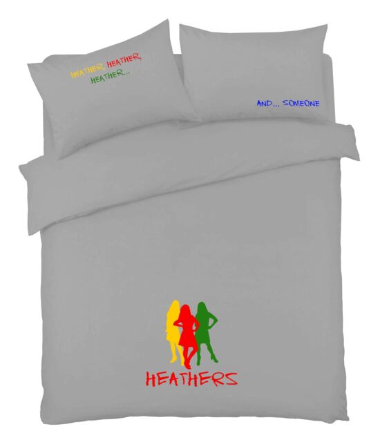 3 Heather Musical Grey Bedding Duvet Set Double King Theatre - image 1
