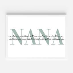 Personalised Nan Print, Family Name Print, Mothers Day Gift, Family Gift For Nan, Grandma Print, Gift Grandma - thumbnail 3
