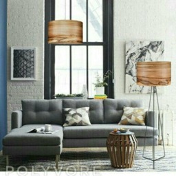 Walnut Veneer Wooden Floor Lamp - Modern Lighting, Handmade - thumbnail 3