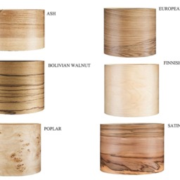 Walnut Veneer Wooden Floor Lamp - Modern Lighting, Handmade - thumbnail 4