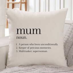 Mum Dictionary Definition Cushion Cover/Mother's Day Gift With Names For Mum To Be Custom Mom Gift - thumbnail 1