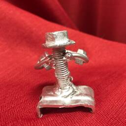Accordion Player - Metal Art Recycled Figures Musican Gift Street Artist - thumbnail 3