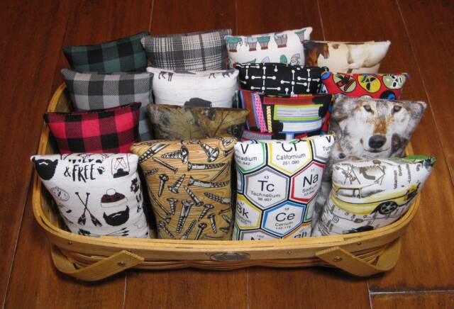 Port Pillow Chemo Gift, Seatbelt Cushion - Horses, Wolves, Periodic Table - image 1