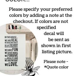 Quote Wall Decal - Family Home Quote- Vinyl Wall Sticker- Q001 - thumbnail 2